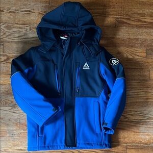 Reebok Black and Blue Hooded Jacket